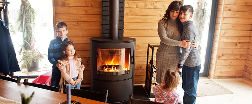 Morso Cast Iron Fireplace Insert Installation in Tehachapi, California
