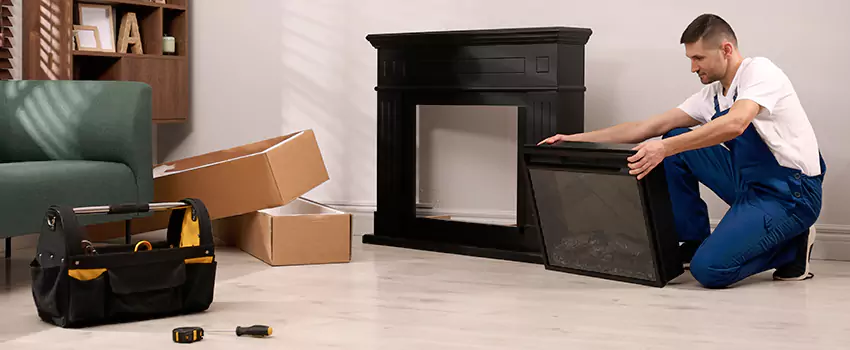 Old Rusted Metal Fireplace Repair And Replacement in Tehachapi, CA